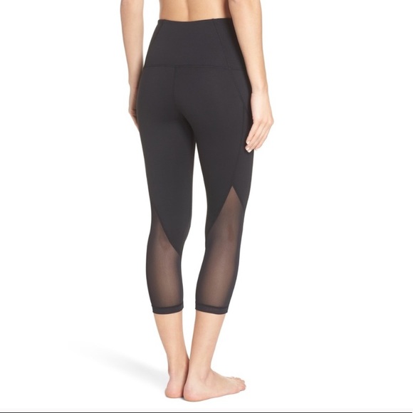 Zella Hatha High Waist Crop Leggings 